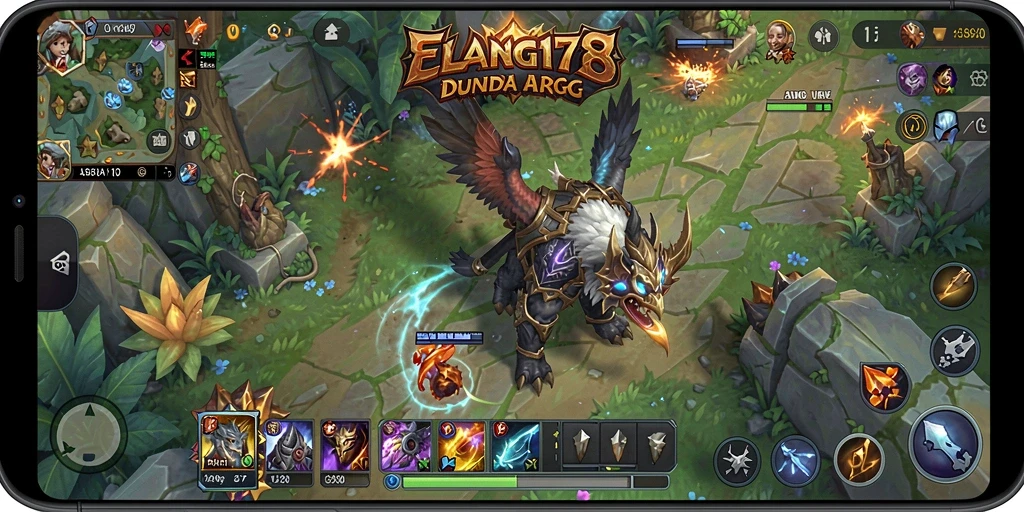 Tampilan gameplay yang seru dan mendebarkan di ELANG178.