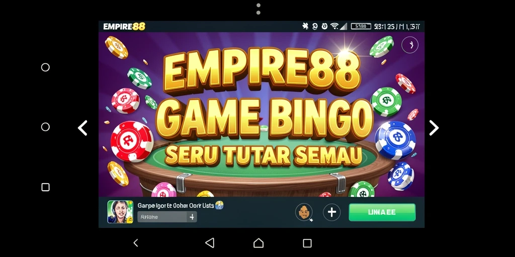 Tampilan gameplay Bingo yang mengasyikkan di EMPIRE88.