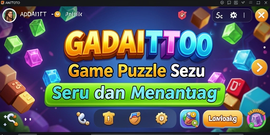 Gameplay seru GADAITOTO dengan teka-teki menantang.