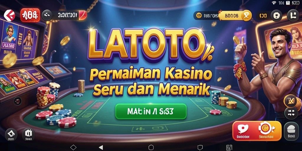 Tampilan menarik dari gameplay LATOTO yang seru dan menghibur.