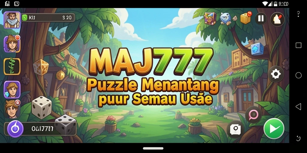 Screenshot utama MAJ777 menampilkan gameplay Puzzle yang seru dan menantang.