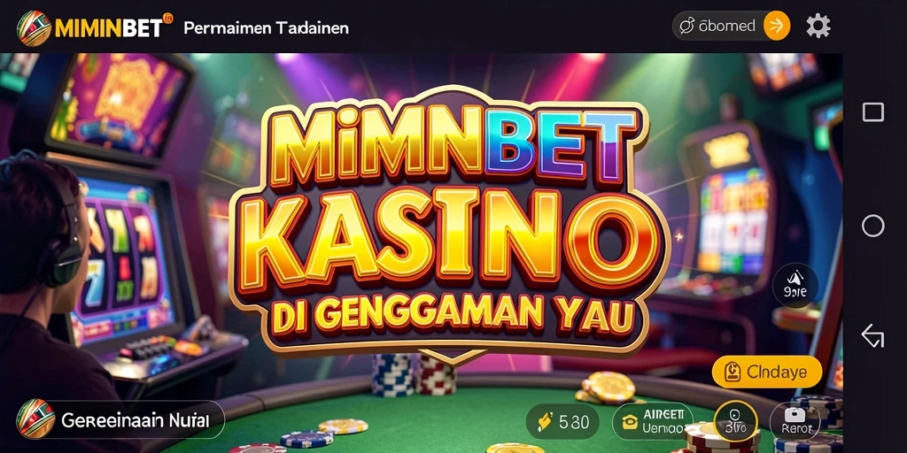 Tampilan permainan Kasino yang menarik dan penuh warna.