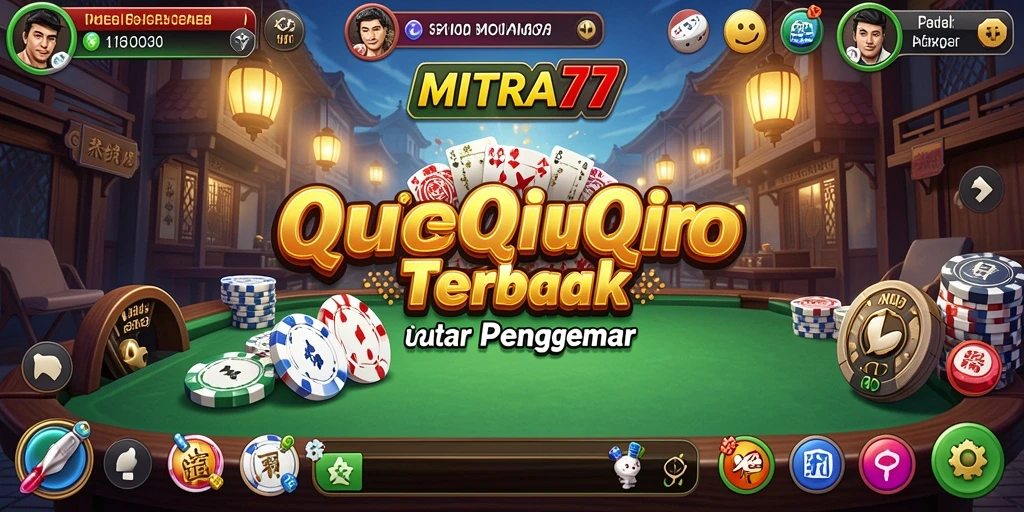 Screenshot gameplay QiuQiu MITRA77 yang menarik dan seru.
