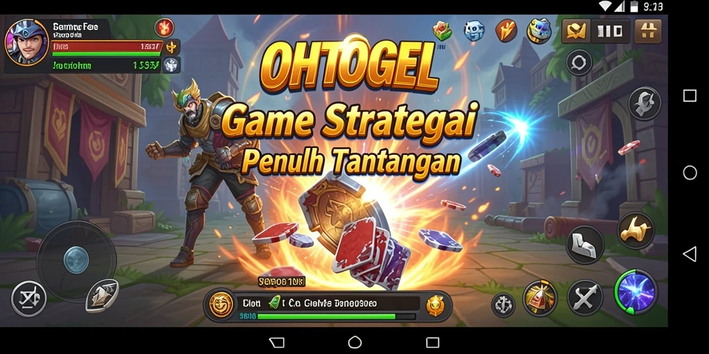 Screenshot OHTOGEL menampilkan momen strategis dan gameplay intens.