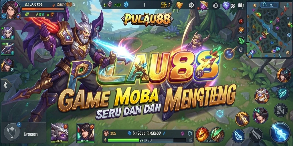 Tangkapan layar gameplay PULAU88 yang menunjukkan pertempuran seru.