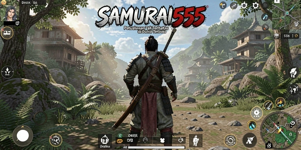 Tampilan aksi yang mendebarkan di dunia terbuka SAMURAI555.