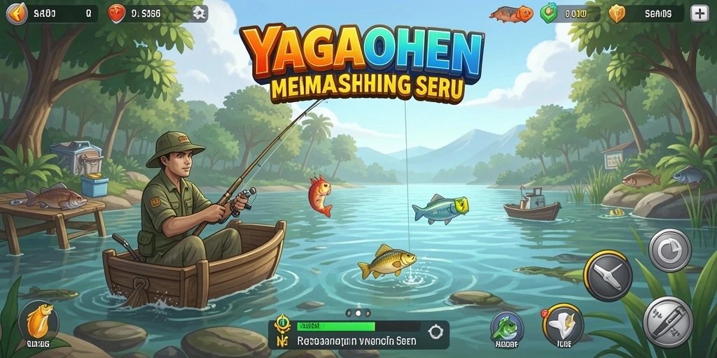 Tangkapan ikan besar dalam gameplay YAGAOHEN yang seru.